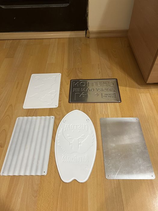 Метална табела, 5 бр.