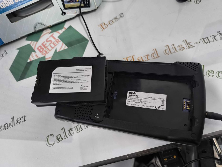 TV portabil Silva Schneider PTV 20 DVB-T 7 inch LCD baterie antena