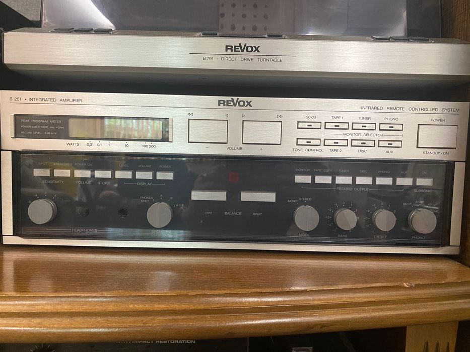 Аудио Техника Revox от три части