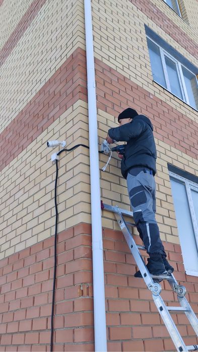 Установка видеонаблюдения