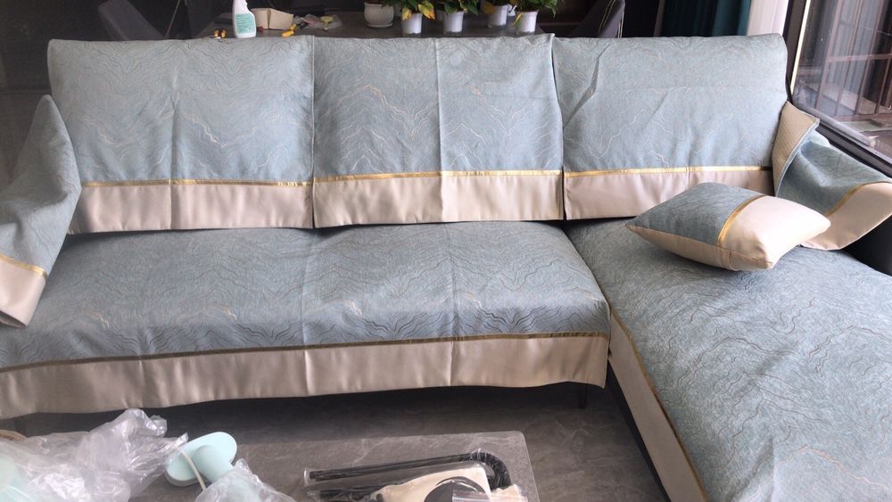 Дивандек нежно-голубой