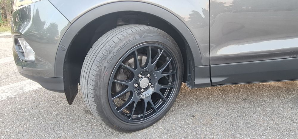 Roti complete 5x108 R19 BBS Motorsport anvelope Continental
