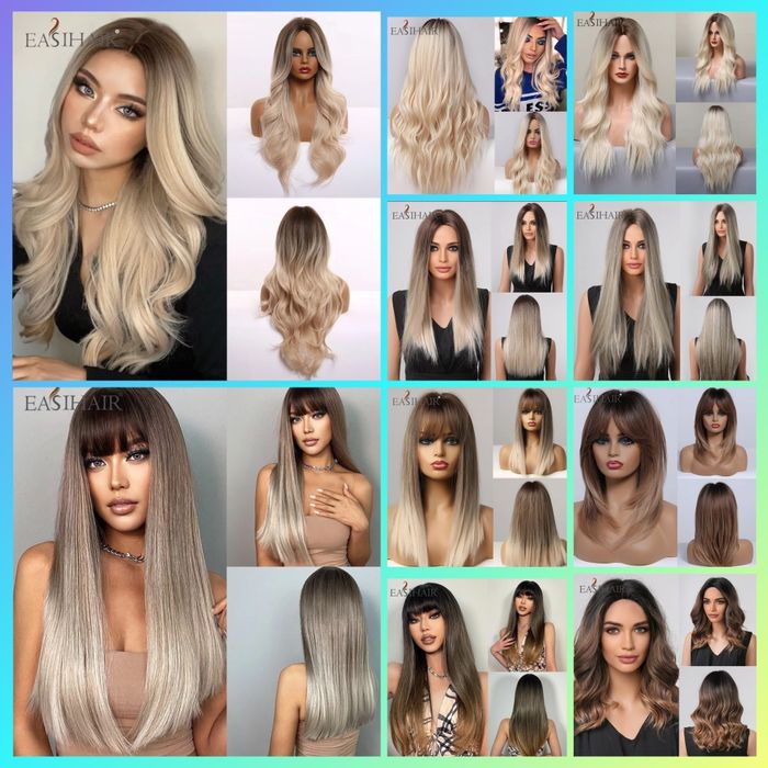 Осенние скидки! Красивые парики, хвосты накладные