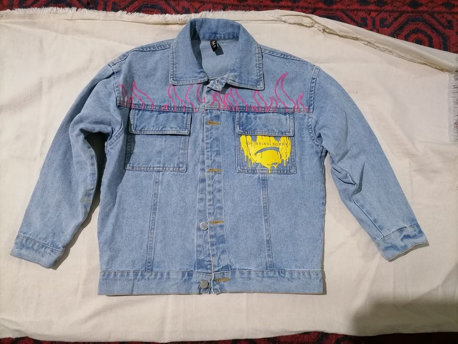 Джинсовая куртка на девочку