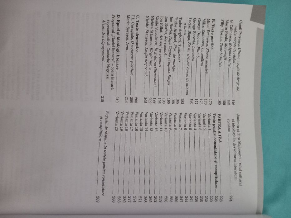 Limba și literatura romana pentru bacalaureat  și istoria pentru TINEr