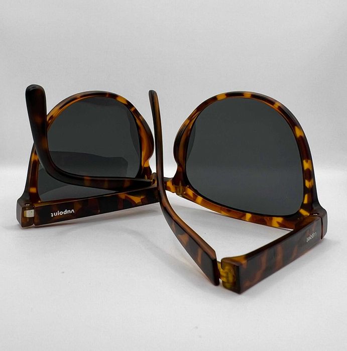 Ochelari de soare unisex Vupoint - Pliabili - Polarizați - Maro/Negru