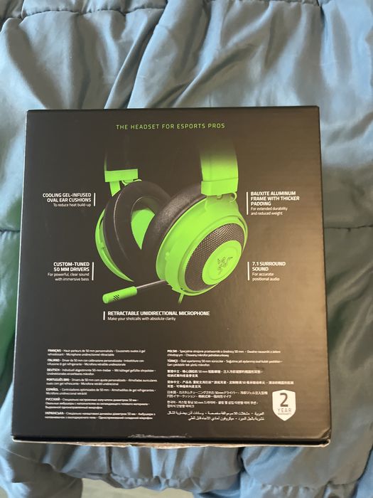 Слушалки razer kraken multiplatform green