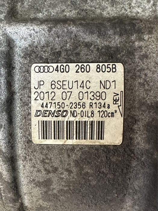 Compresor clima / Ac Audi A6 4G C7 2.0 / 3.0 : 4G0260805D / B