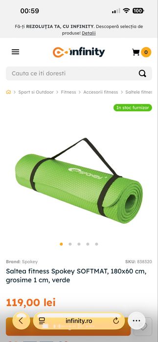 Saltele Spokey de gimnastica