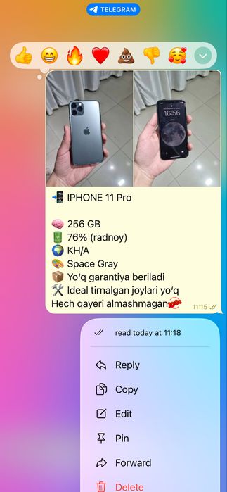 IPHONE 11 Pro (kafolat 6 oy)