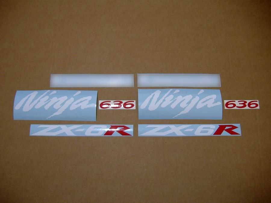 Стикери Kawasaki ZX-6R Ninja 2005-2006 кавазаки 636 зх6р лепенки zx6r