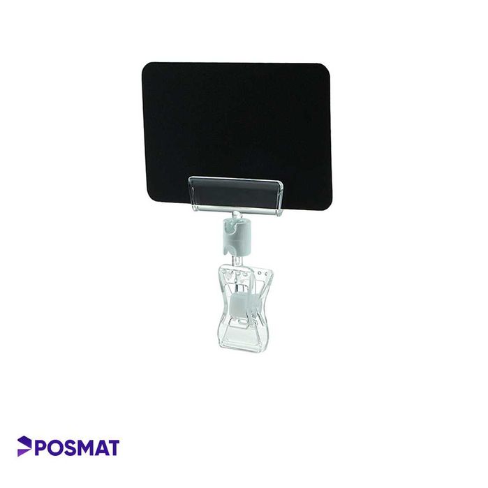 Ценникодержатель на прищепке с широким зажимом. Ценник. Прищепка