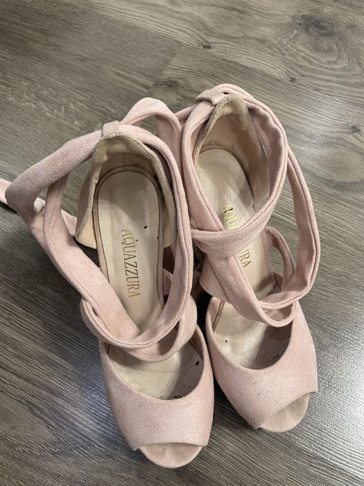 Туфли замшивые розывые