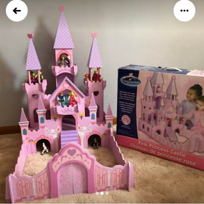 Ofertă !!! Castelul roz al prințesei (lemn)