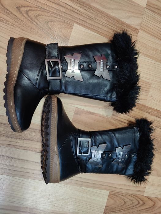Cizme îmblănite fetițe