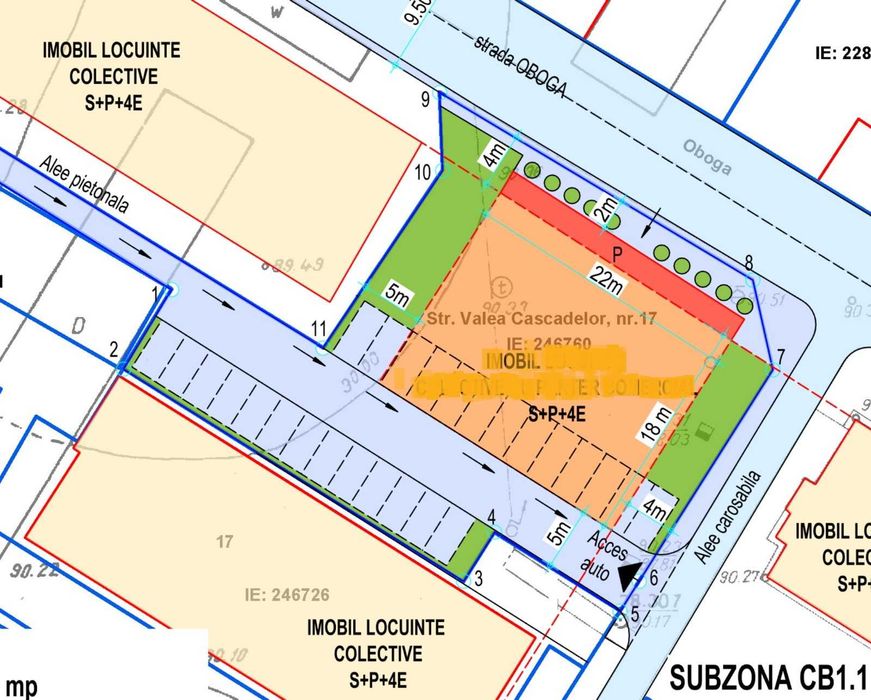 Teren  cu PUD,  Str Valea Cascadelor , sector 6  Bucuresti