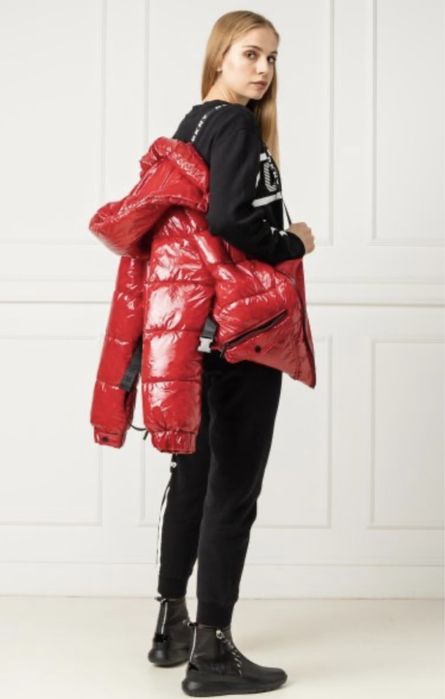 DKNY Geaca de iarna rosu regular fit