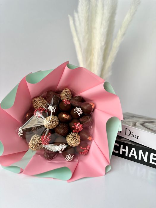 Клубника в шоколаде букет 22 шт.