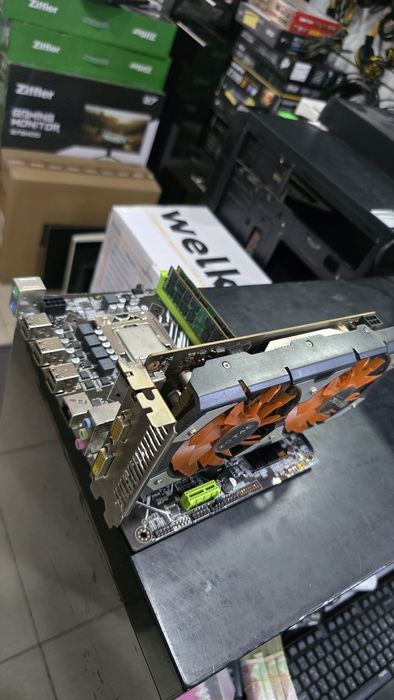 5v1 Материнская плата Процессор DDR 8GB Videokarta 750gb 2gb Ssd 128gb