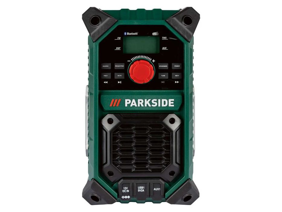 Ново Акумулаторно Радио Parkside 20V/12V Bluetooth USB