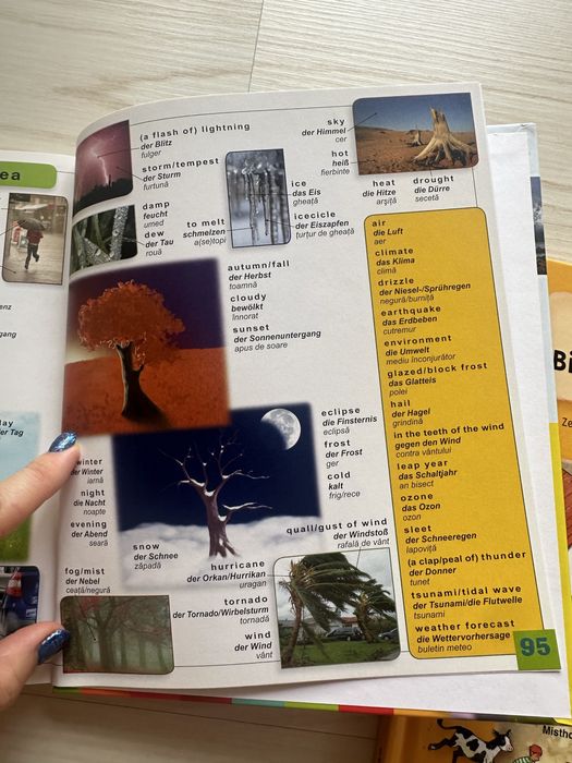 Dictionar limba germana cu imagini