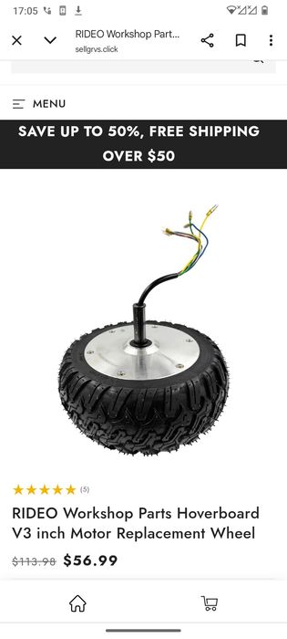 Motor roata Hoverboard off-road 10 inch