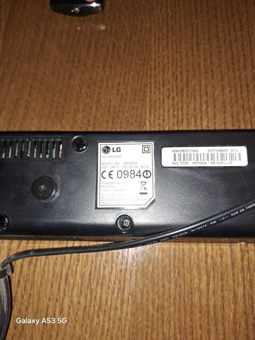 De vânzare sound bar lg