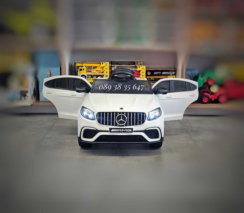 НОВО!Акумулаторен джип MERCEDES GLC 63 AMG с 12V батерия,меки гуми,USB