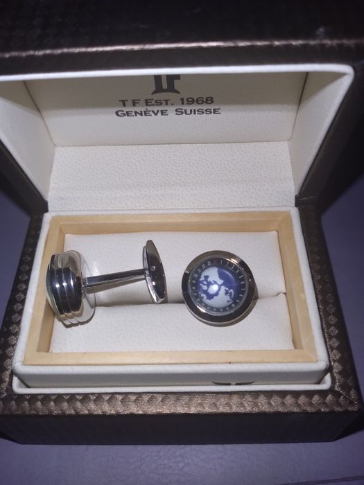 Ръкавели/копчета за риза TF Est. 1968 Globe Geneve Suisse