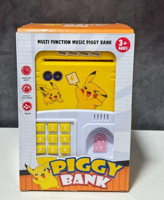 интерактивная музыкальная сейф копилка для денег