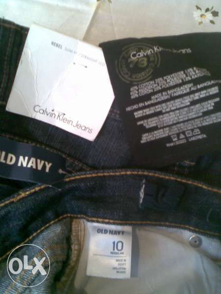 Нови с етикети оргинални детски дънки К.Клайн и Олд Нави