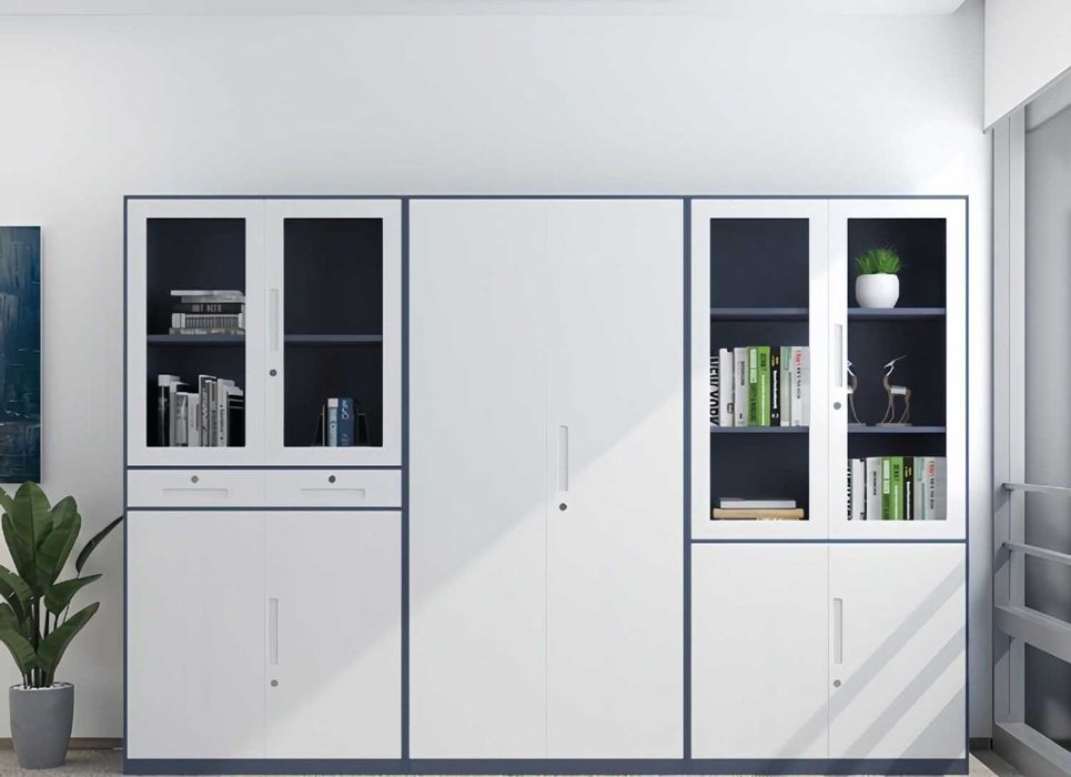 Metall ofis shkafi — hujjatlar uchun mustahkam shkaf, kitob shkafi