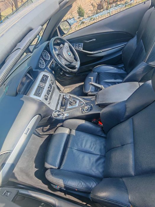 2009 BMW E64 635d Cabrio decapotabila Facelift 3.0 bi-turbo 286 cp automata volan dreapta acte de Bulgaria BG schimb / variante X5 SERIA 7 E38 SUV