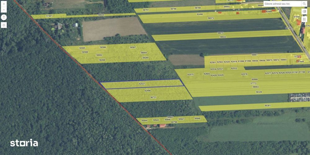 `Teren cu dubla deschidere, langa padure, Snagov - Strada Parcului