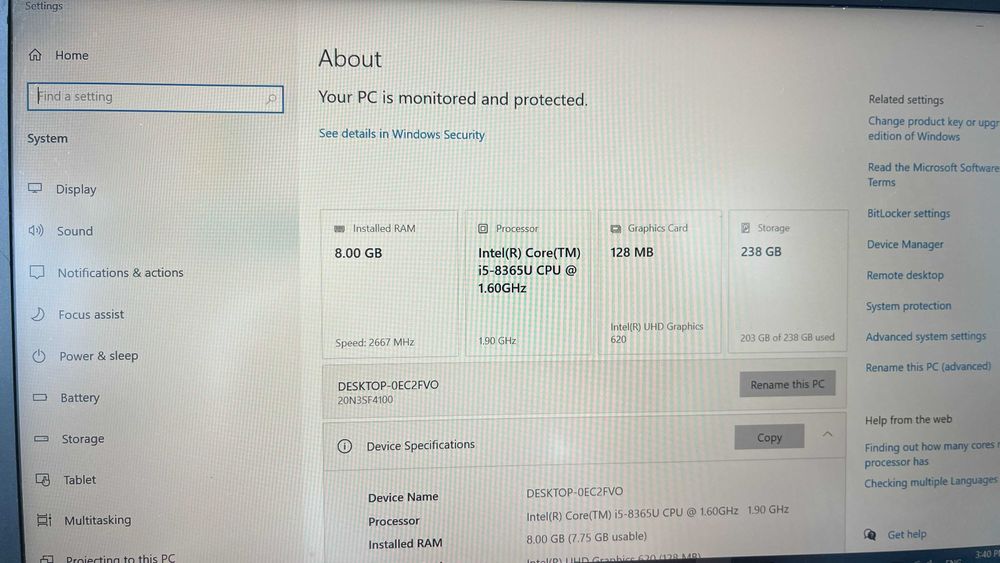 Laptop Lenovo Thinkpad T480