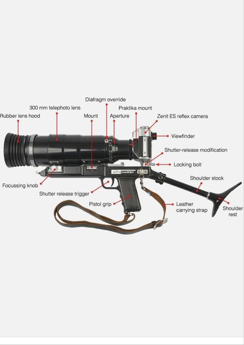 Zenit photosniper FS-12 cu obiectiv chit complet