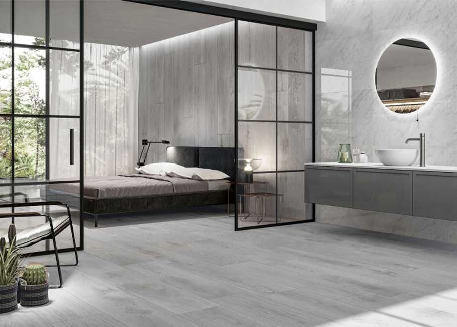 Gresie Tip Parchet Vermont Silver Mate 23x120 Sl