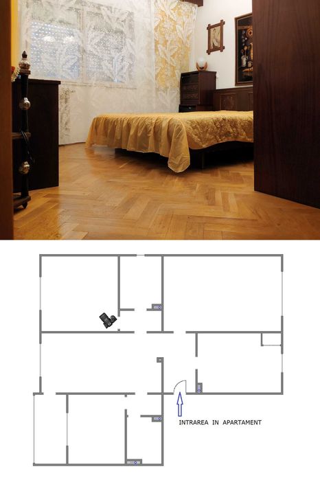 Vând  apartament  4 camere  Micro.4