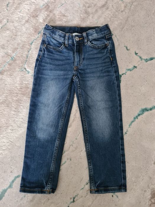 Lot 2 jeans bleumarin H&M/Waikiki, marimea 110