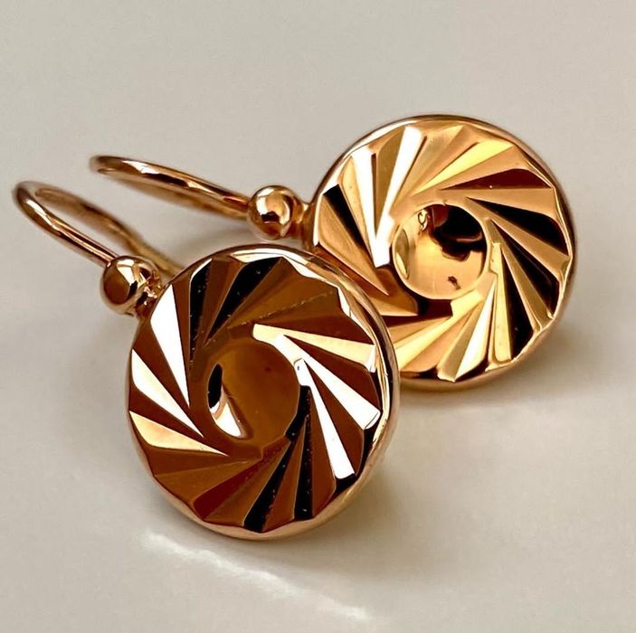 Советские серьги 583 пробы
