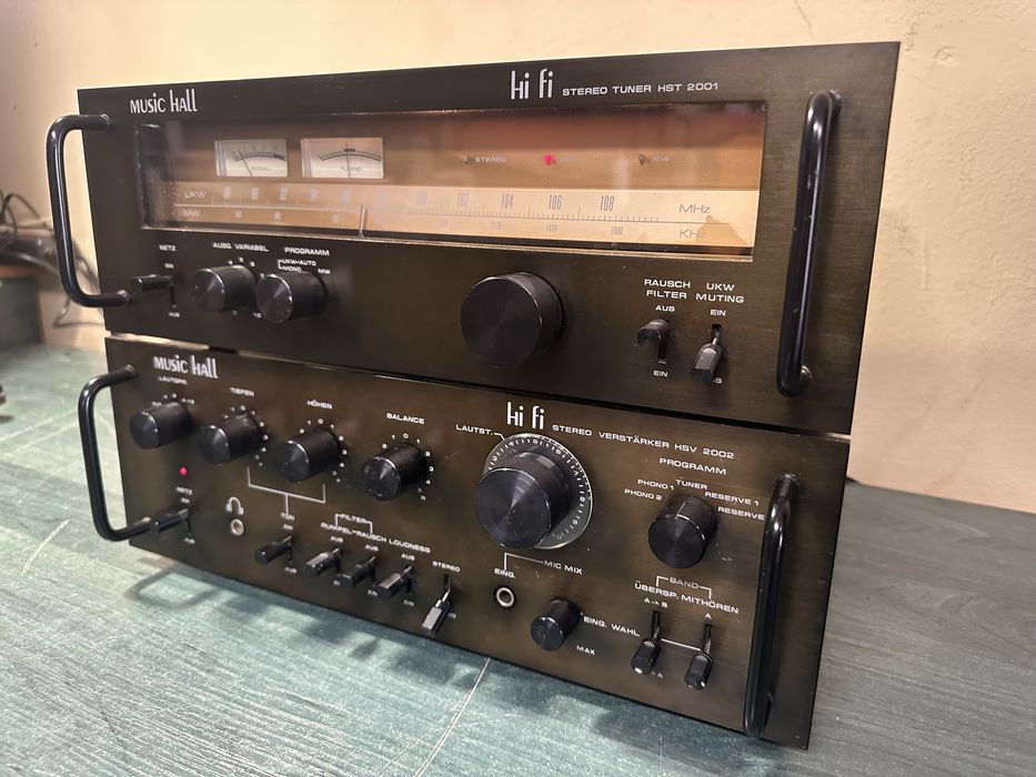 Винтидж  Усилвател Music Hall HSV 2002 + Тунер HST 2001