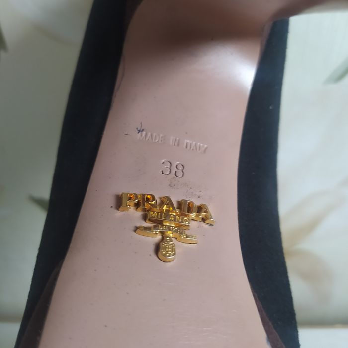 Туфли замшевые  PRADA