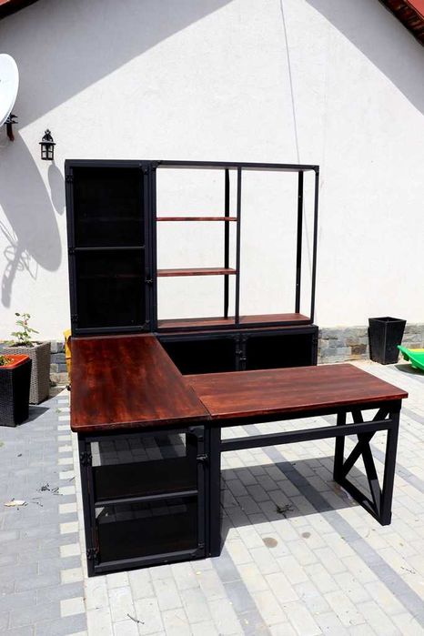 Mobilier pe comanda.Birou si comoda+ raft stil industrial.Orice model