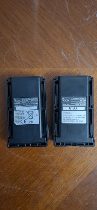 Акб ICOM BP-232 и ВР-232Н