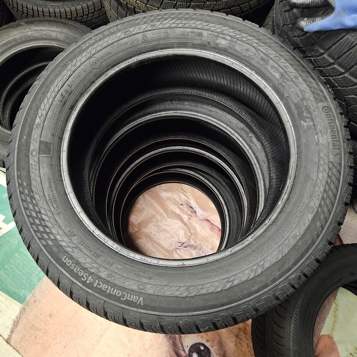 4 Нови бусови гуми 225/55R17C Continental VanCon 4Season 109H DOT4025