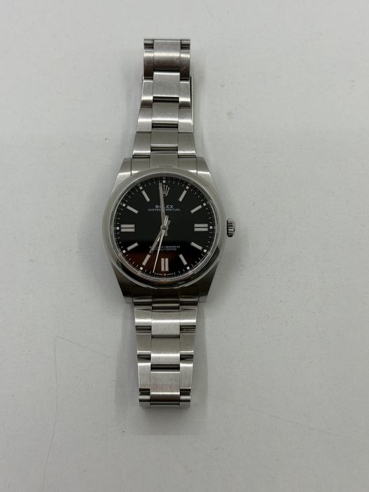 Rolex Oyster Perpetual 41 mm Cadran Negru 2022 Otel Original Ceas Mecanic Automatic Barbatesc Fara Acte Fizice