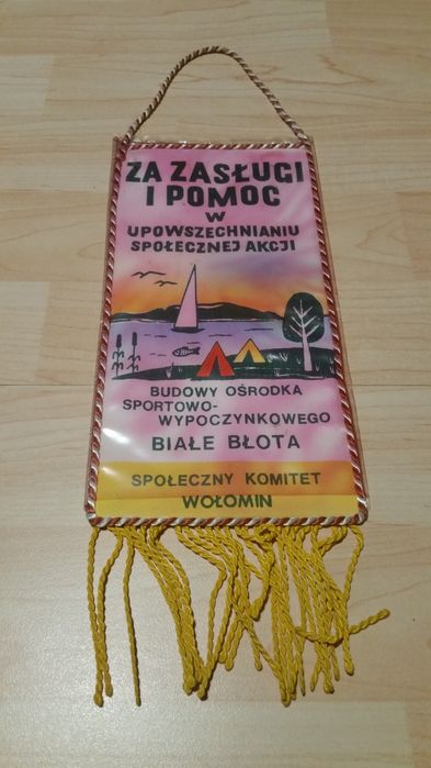 Ретро полско флагче 1966-1976