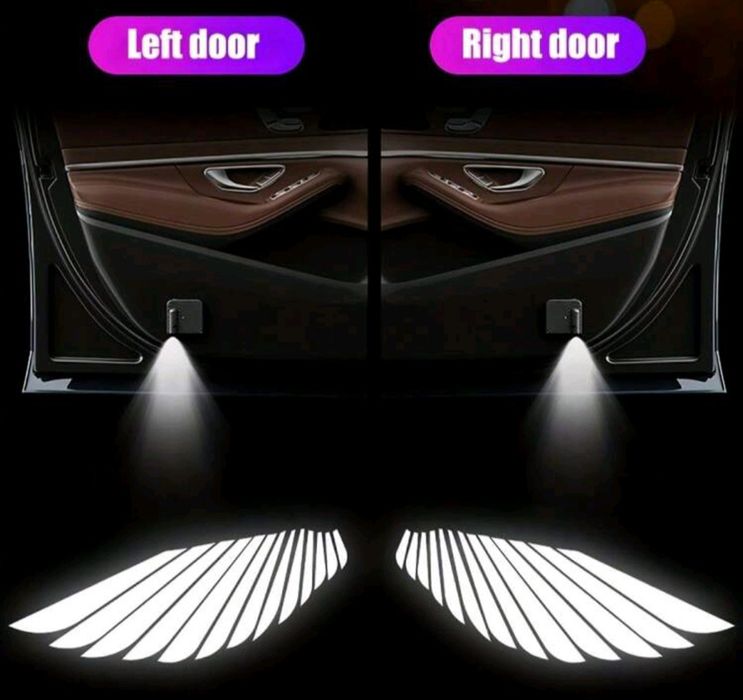 Безжични светлини за кола на крила