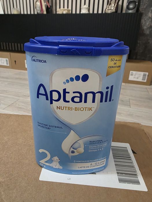 Lapte praf Aptamil NUTRI-BIOTIK 2, 800 g, 6-12 luni, Nutricia