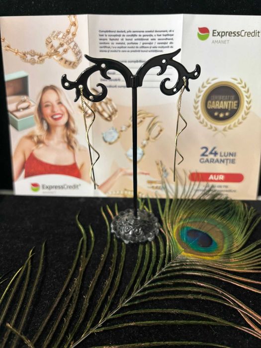 Cercei aur 14k 1.90g (B.60178.2-Tatarasi) Garantie 2 ani 950 lei